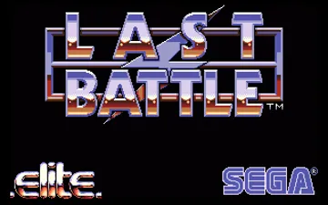 Last Battle screen shot title